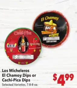 Vallarta Supermarkets Los Micheleros El Chamoy Dips or Cachi-Pica Dips offer
