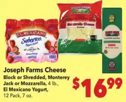 Vallarta Supermarkets Joseph Farms Cheese offer
