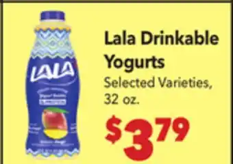 Vallarta Supermarkets Lala Drinkable Yogurts offer