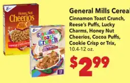 Vallarta Supermarkets General Mills Cereal offer