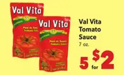 Vallarta Supermarkets Val Vita Tomato Sauce offer