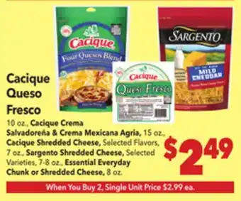 Vallarta Supermarkets Cacique Queso Fresco offer