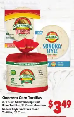 Vallarta Supermarkets Guerrero Corn Tortillas offer