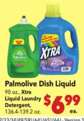 Vallarta Supermarkets Palmolive Dish Liquid offer