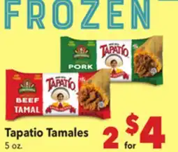 Vallarta Supermarkets Tapatio Tamales offer