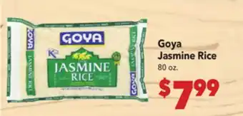 Vallarta Supermarkets Goya Jasmine Rice offer