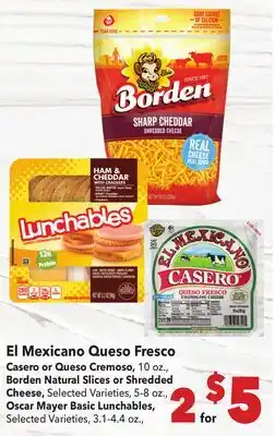 Vallarta Supermarkets El Mexicano Queso Fresco Casero or Queso Cremoso offer