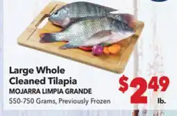 Vallarta Supermarkets Large Whole Cleaned Tilapia offer