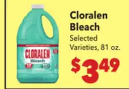 Vallarta Supermarkets Cloralen Bleach offer