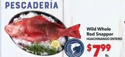 Vallarta Supermarkets Wild Whole Red Snapper/HUACHINANGO ENTERO offer