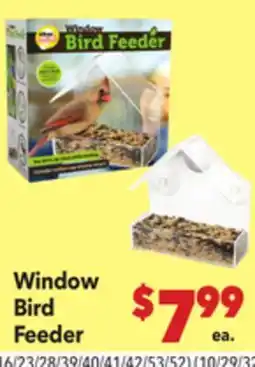 Vallarta Supermarkets Window Bird Feeder offer