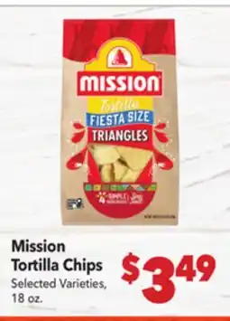 Vallarta Supermarkets Mission Tortilla Chips offer