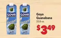 Vallarta Supermarkets Goya Guanabana offer