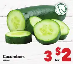 Vallarta Supermarkets Cucumbers / PEPINO offer