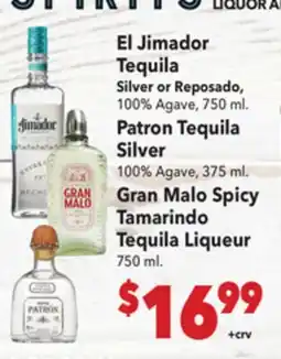 Vallarta Supermarkets El Jimador Tequila offer