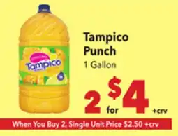 Vallarta Supermarkets Tampico Punch offer