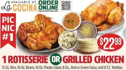 Vallarta Supermarkets 1 ROTISSERIE OR GRILLED CHICKEN offer