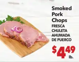 Vallarta Supermarkets Smoked Pork Chops / FRESCA CHULETA AHUMADA DE PUERCO offer