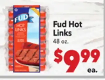 Vallarta Supermarkets Fud Hot Links offer