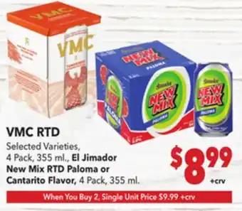 Vallarta Supermarkets VMC RTD offer