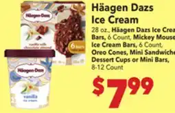 Vallarta Supermarkets Häagen Dazs Ice Cream offer