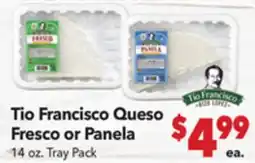 Vallarta Supermarkets Tio Francisco Queso Fresco or Panela offer