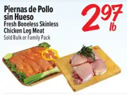 El Super Fresh Boneless Skinless Chicken Leg Meat offer
