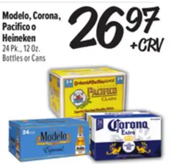 El Super Modelo, Corona, Pacifico o Heineken offer