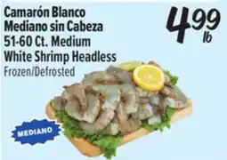 El Super 51-60 Ct. Medium White Shrimp Headless offer