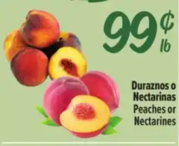 El Super Peaches or Nectarines offer