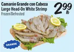 El Super Large Head-On White Shrimp offer