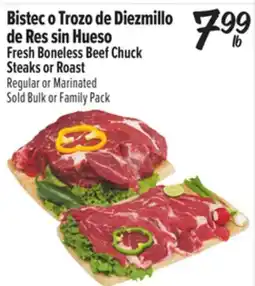 El Super Fresh Boneless Beef Chuck Steaks or Roast offer