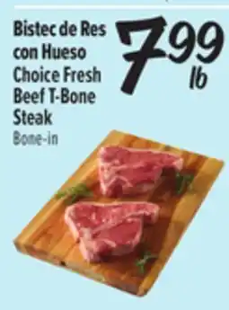 El Super Choice Fresh Beef T-Bone Steak offer