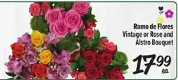 El Super Vintage or Rose and Alstro Bouquet offer