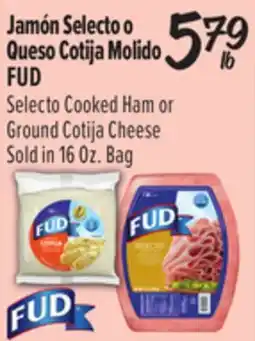 El Super Selecto Cooked Ham or Ground Cotija Cheese offer