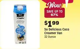 Grocery Outlet Coco Creamer Van offer