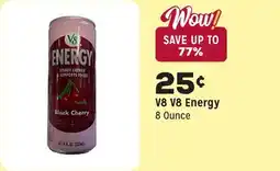 Grocery Outlet V8 Energy offer