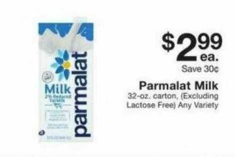 Fairway Store Market Parmalat Milk offer