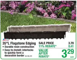 Menards 35L Flagstone Edging offer