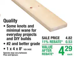 Menards Quality offer