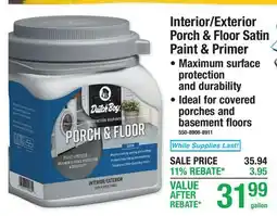 Menards Dutch Boy Interior/Exterior Porch & Floor Satin Paint & Primer offer