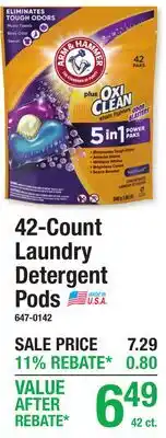 Menards 42-Count Laundry Detergent Pods offer
