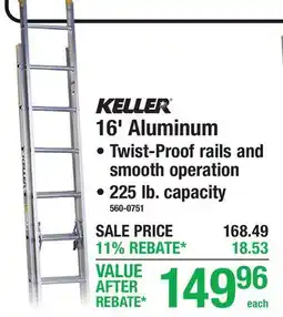 Menards 16' Aluminum offer