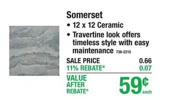 Menards Somerset offer