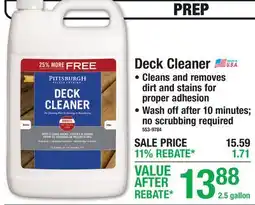 Menards Deck Cleaner offer