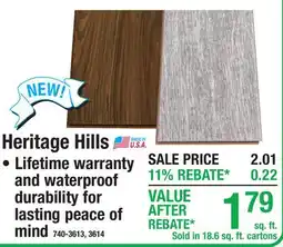 Menards Heritage Hills offer