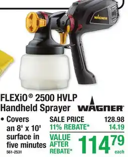 Menards FLEXiO 2500 HVLP Handheld Sprayer offer