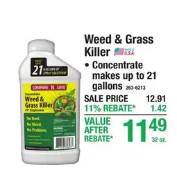 Menards Weed & Grass Killer offer