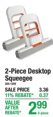 Menards 2-Piece Desktop Squeegee offer