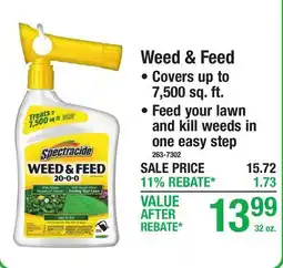 Menards Weed & Feed offer